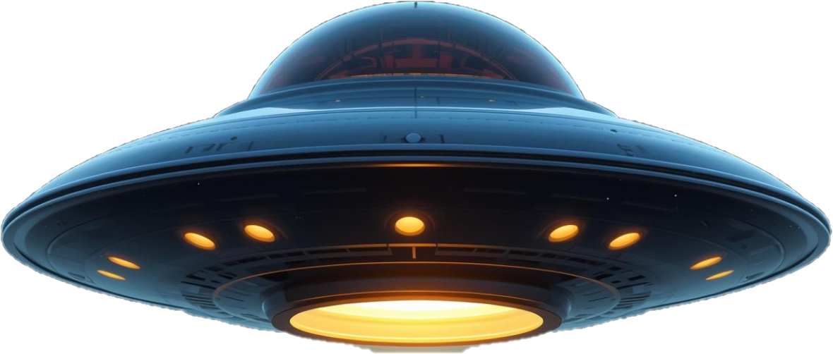 Recon photo of an unidentified saucer