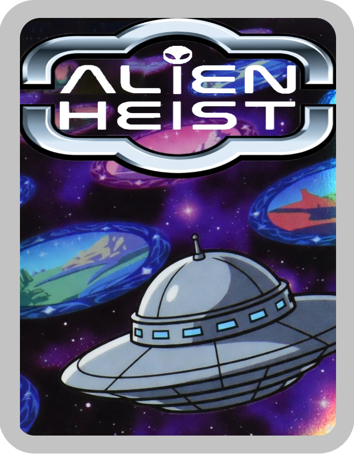 Alien Heist TCG card back